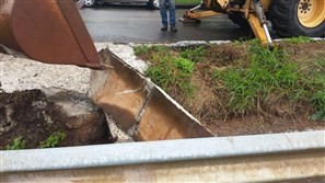 PRF começa a retirar “pontes” improvisadas em caneletas do Contorno Norte de Maringá
